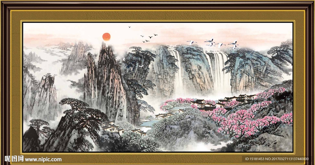 山水国画