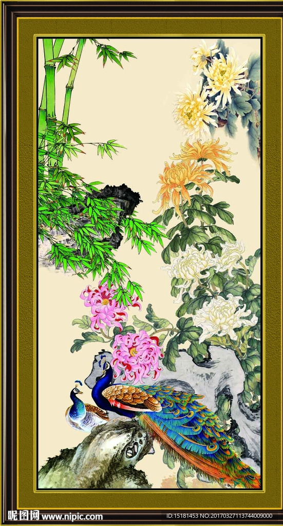 工笔花鸟图