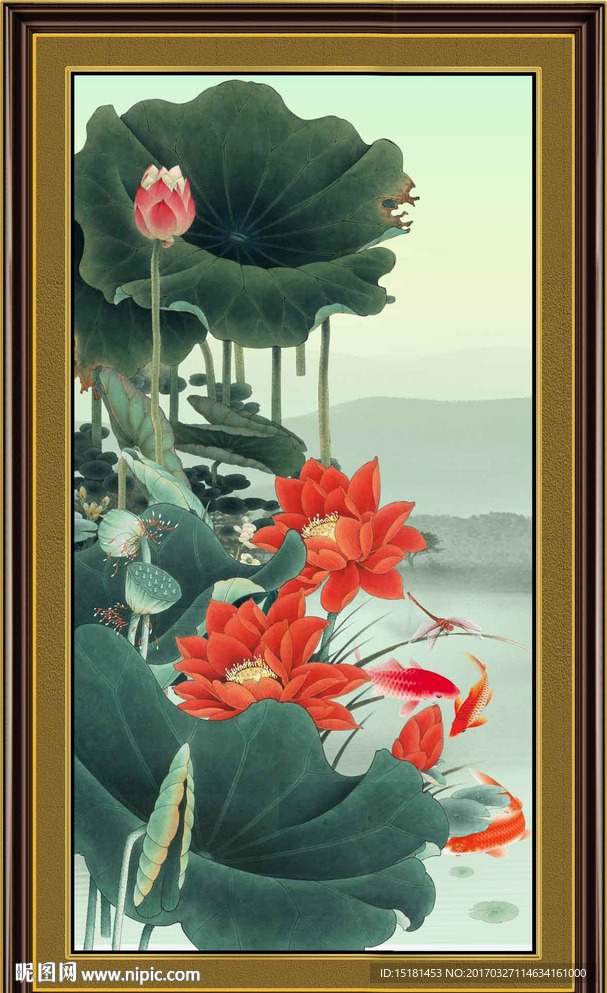 荷花图