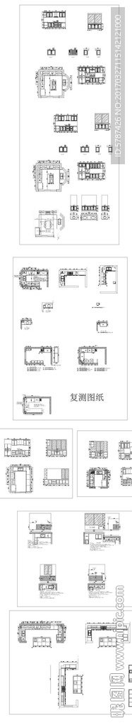 厨房柜装饰施工图