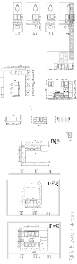 橱柜设计CAD图