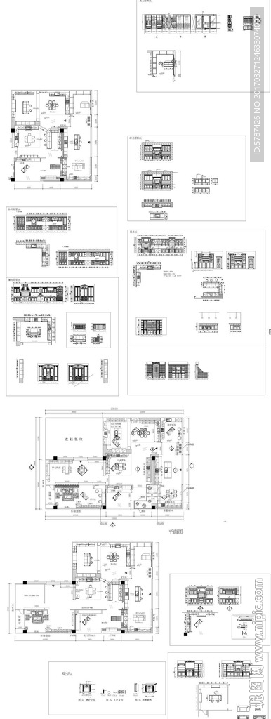 橱柜展厅设计CAD图