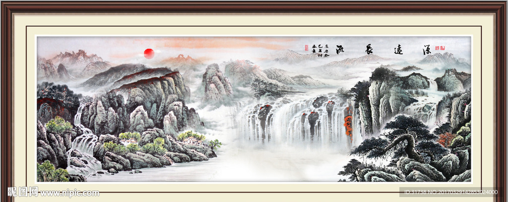 山水国画