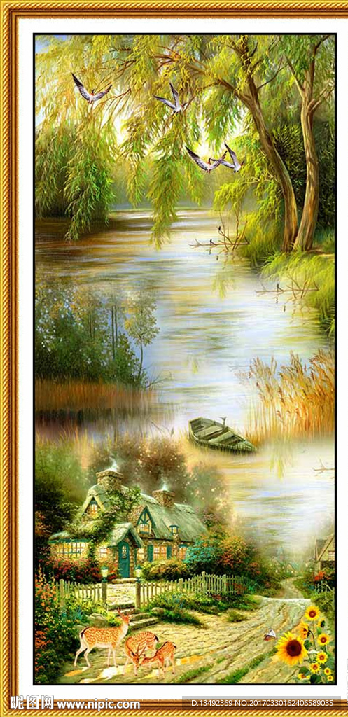 风景油画