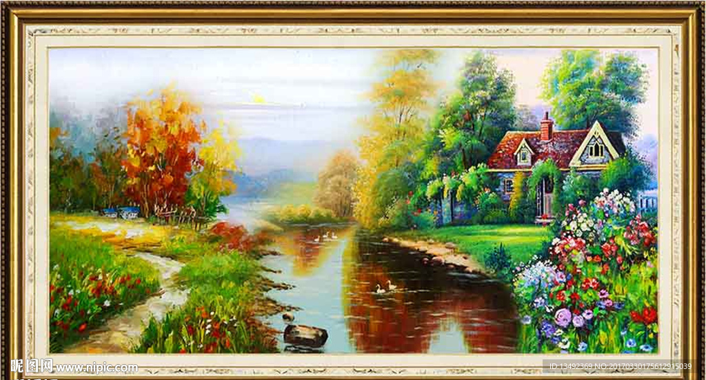 油画风景