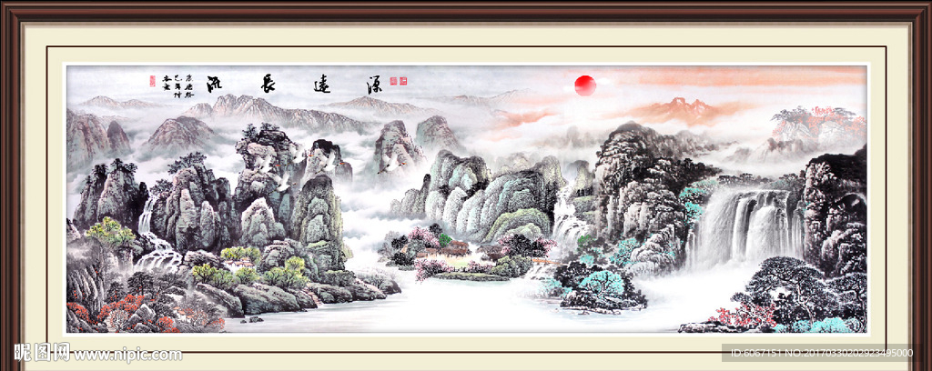 客厅山水画