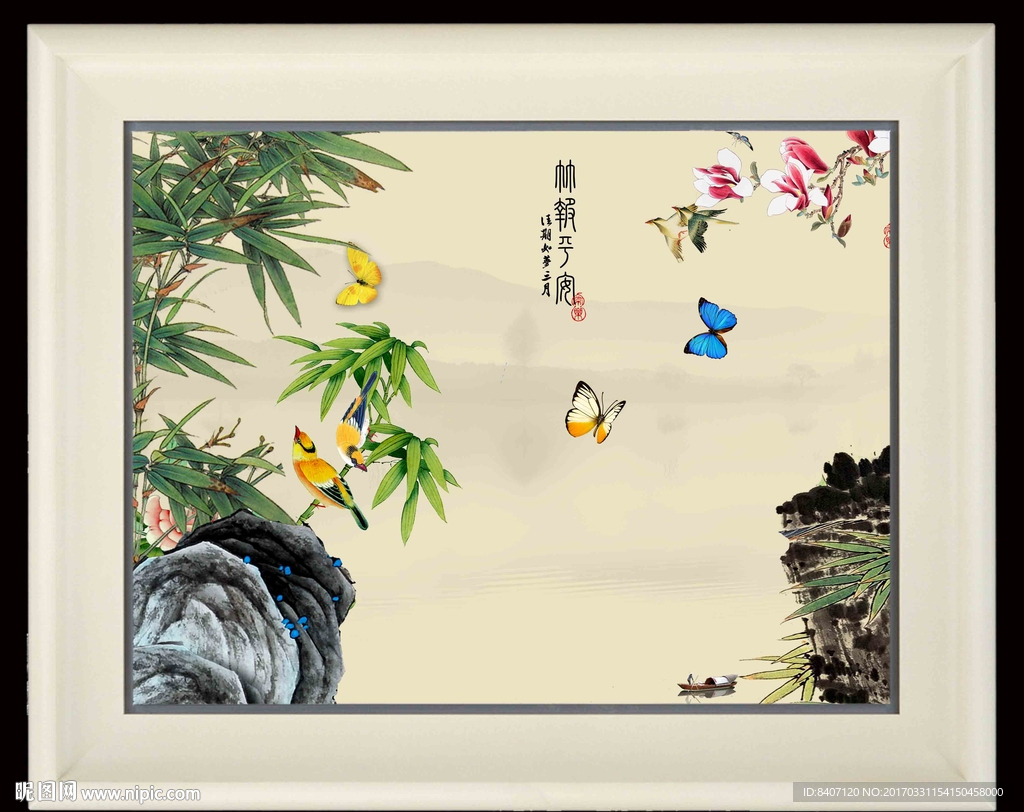 国画竹子