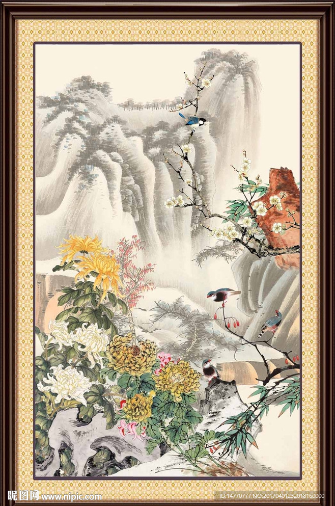 国画菊花