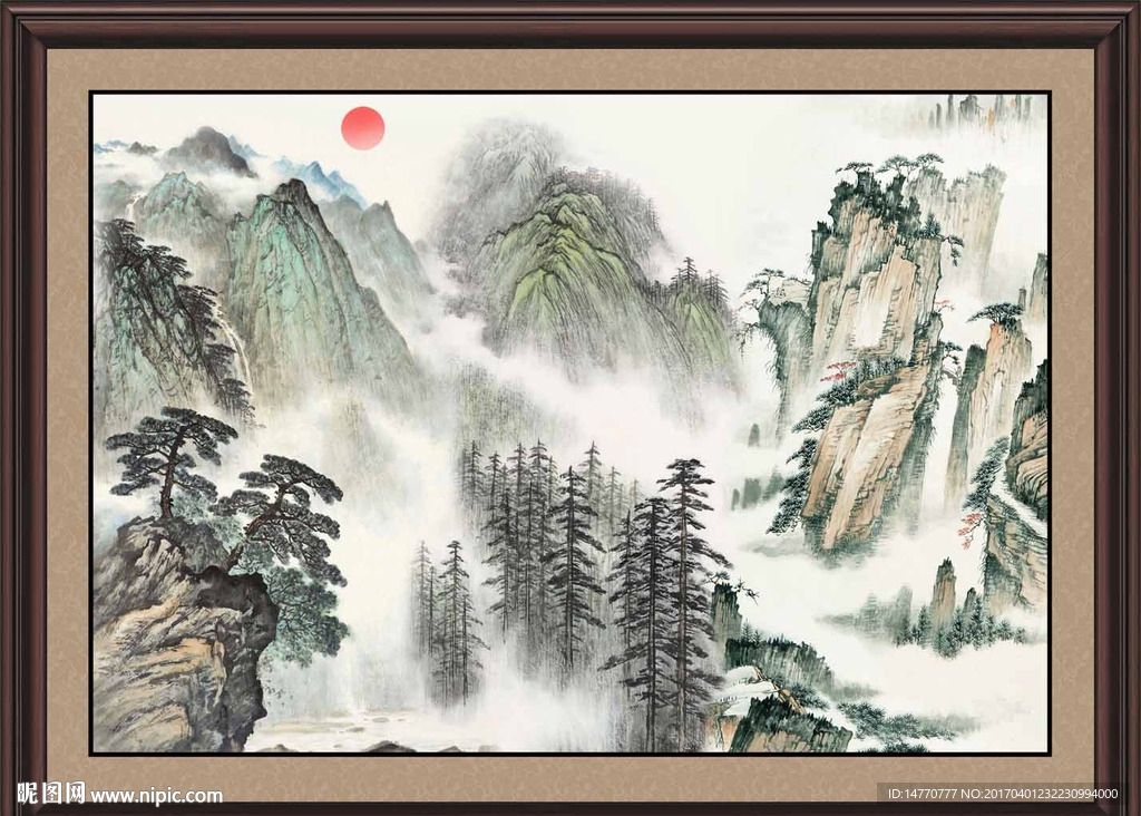 国画山水