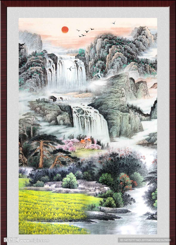 山水国画