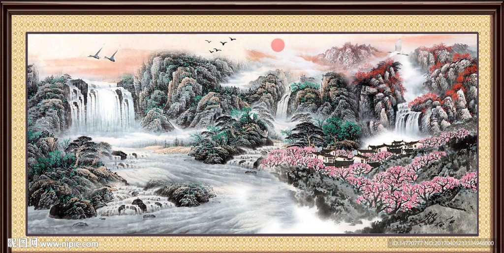 国画山水