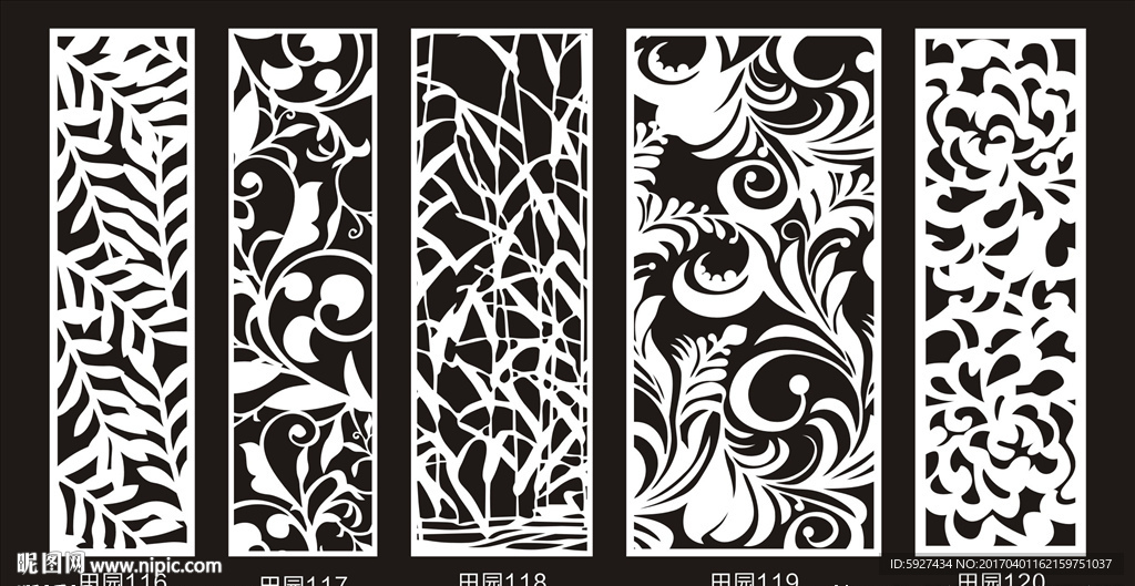 欧式镂空隔断雕花