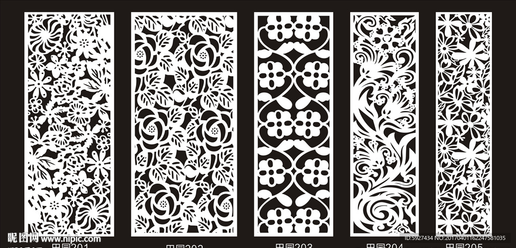 欧式镂空隔断雕花