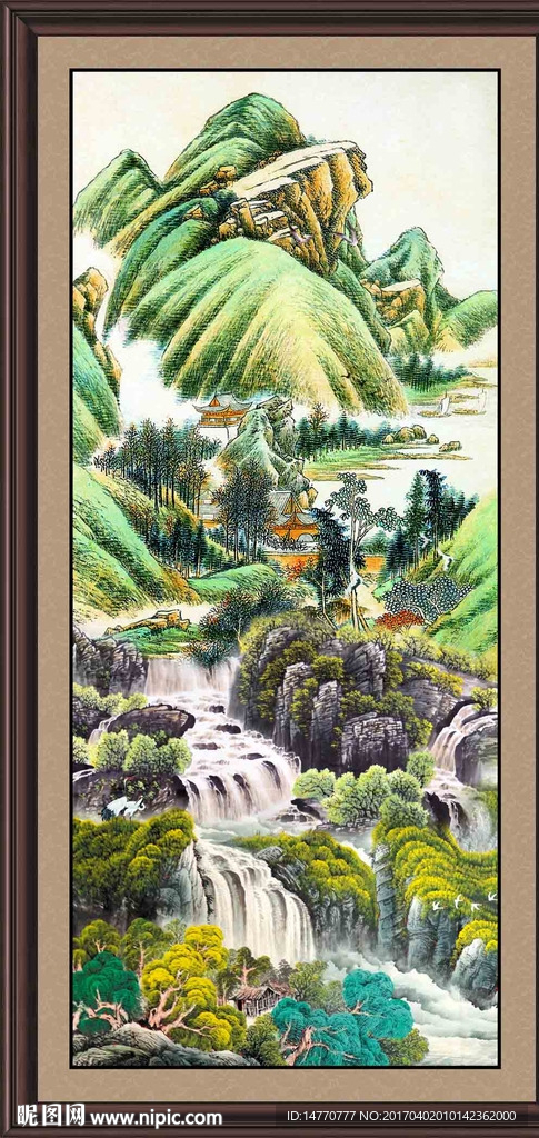 巨幅山水画
