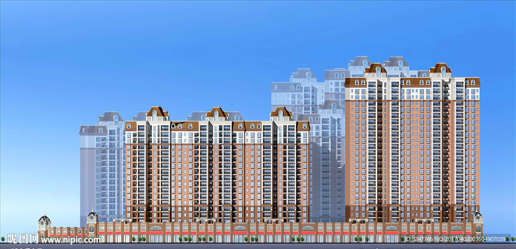 立面建筑效果图