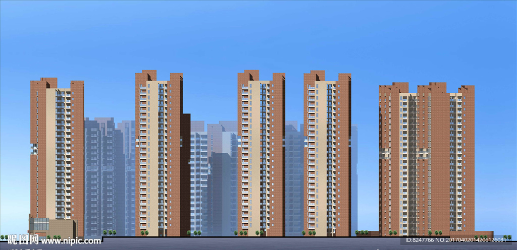 立面建筑效果图