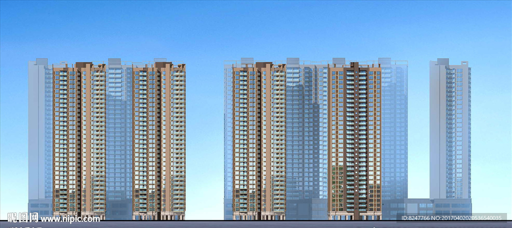 立面建筑效果图