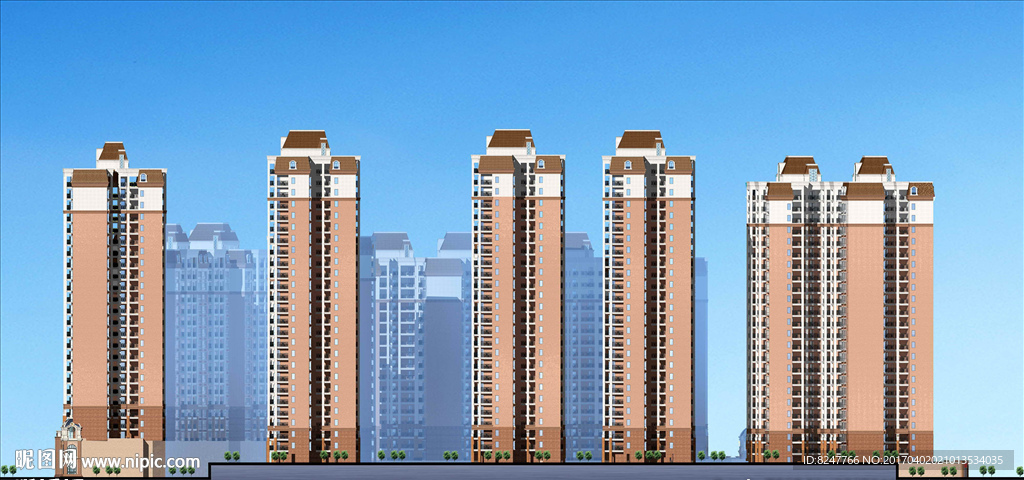 立面建筑效果图