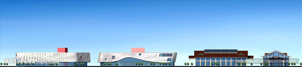 立面建筑效果图