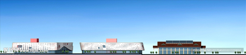 立面建筑效果图