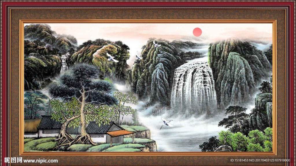 国画山水