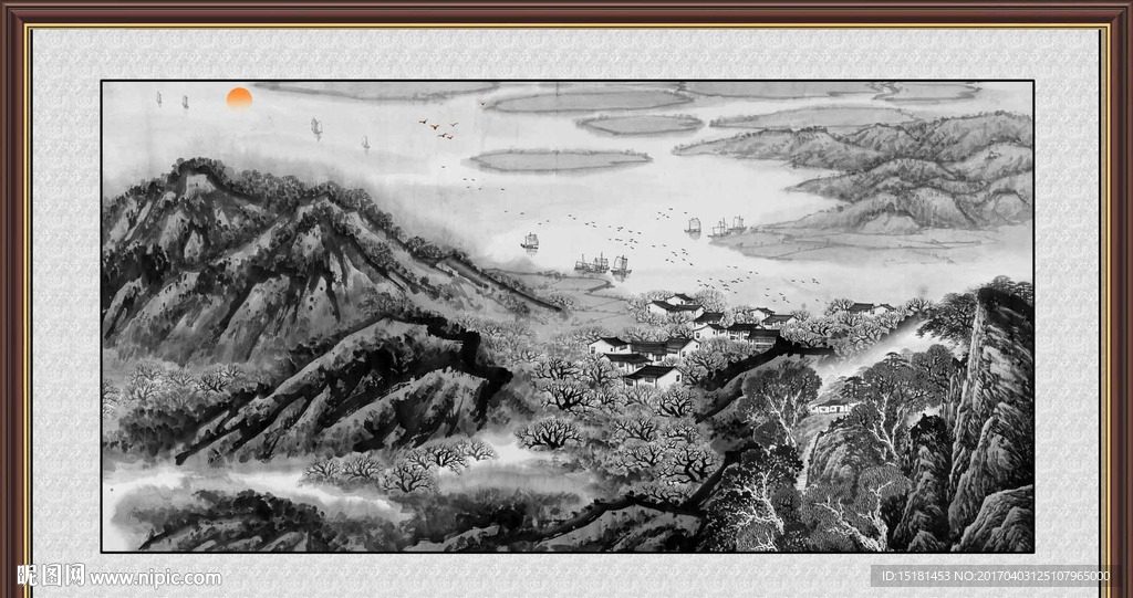 水墨国画