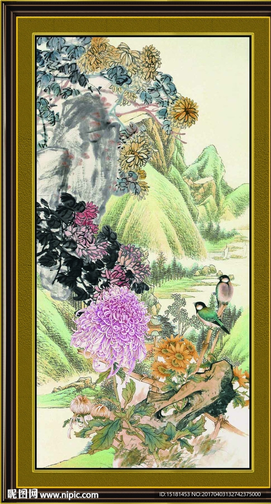国画菊花