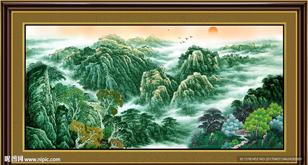 国画山水