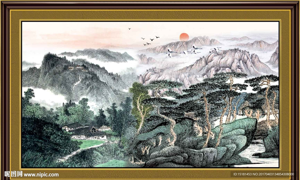 国画山水
