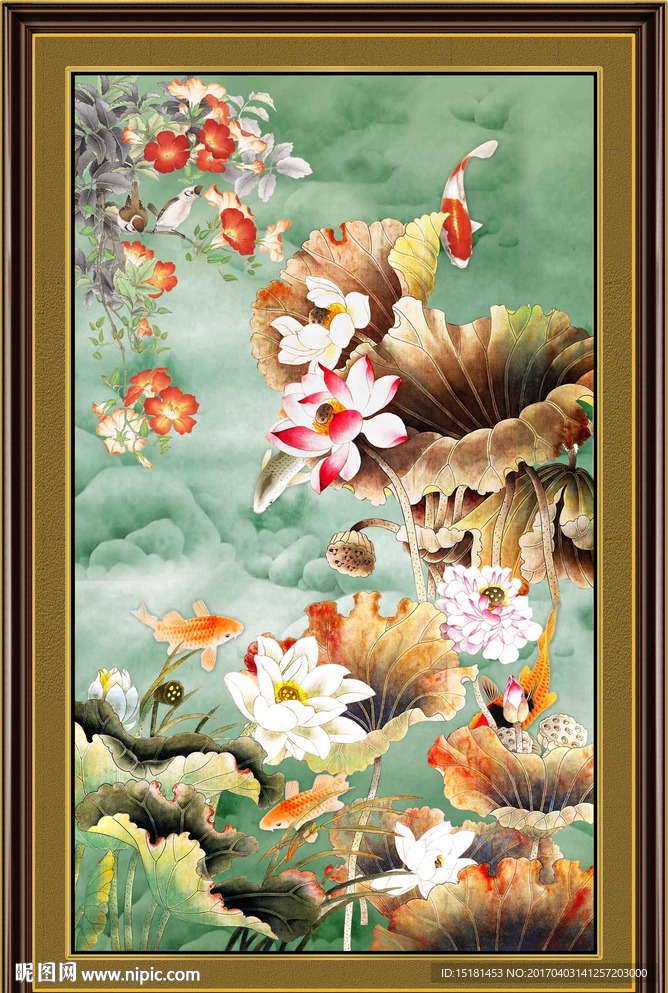 荷花图