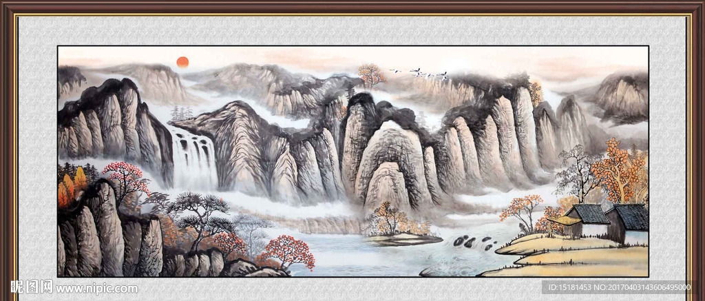 山水国画
