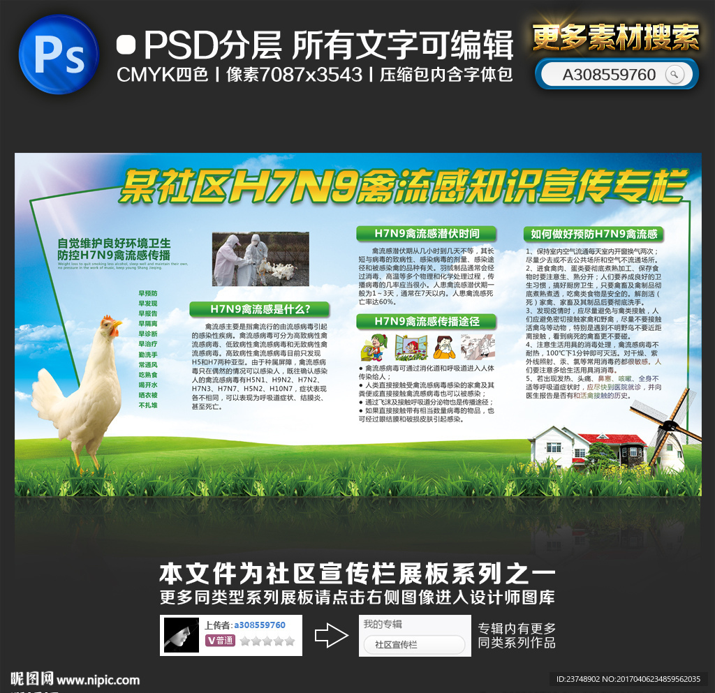 h7n9禽流感宣传栏