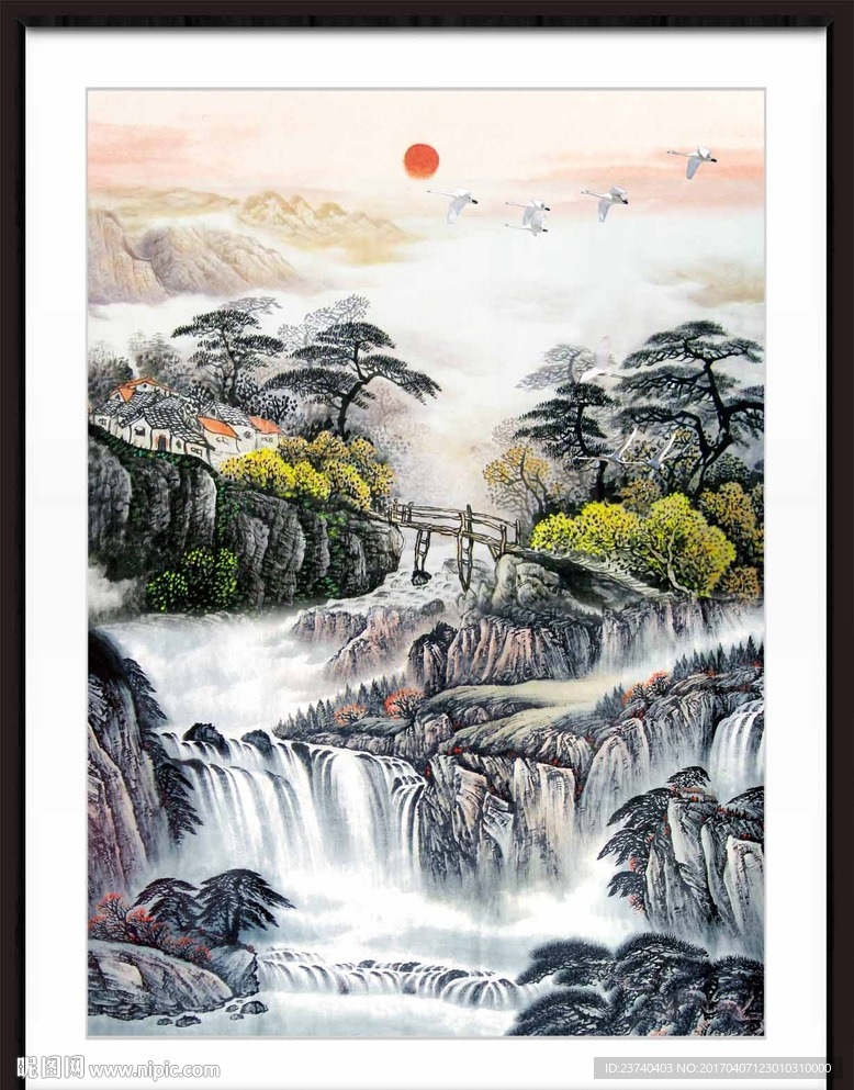 国画山水