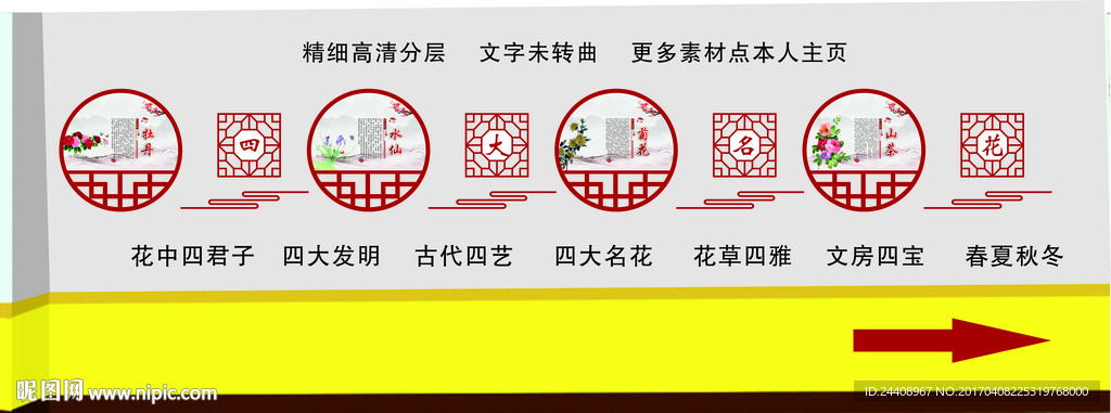 四大名花