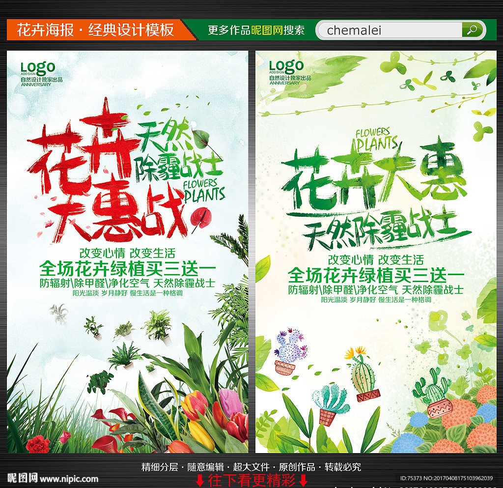 花卉海报