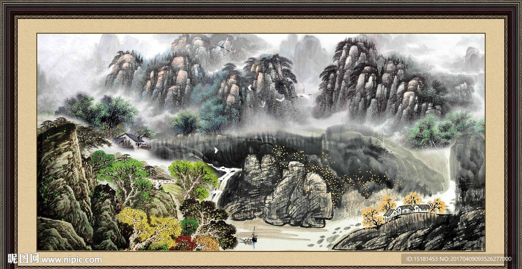 国画山水