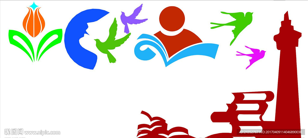 学校PVC雕刻素材