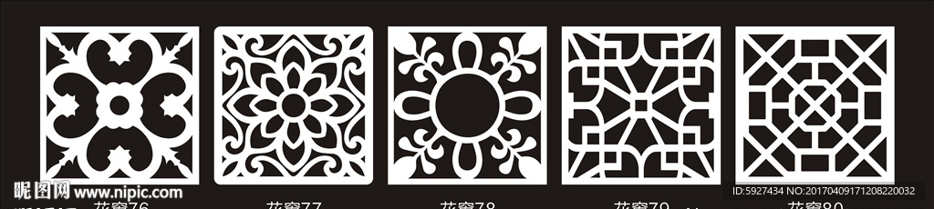 花窗镂空隔断雕花