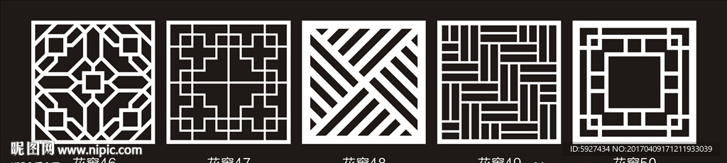 花窗镂空隔断雕花