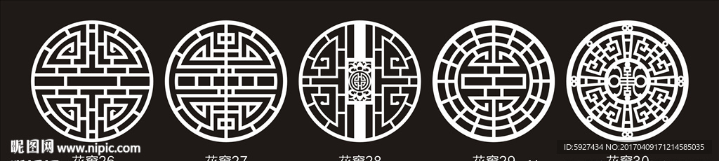 花窗镂空隔断雕花