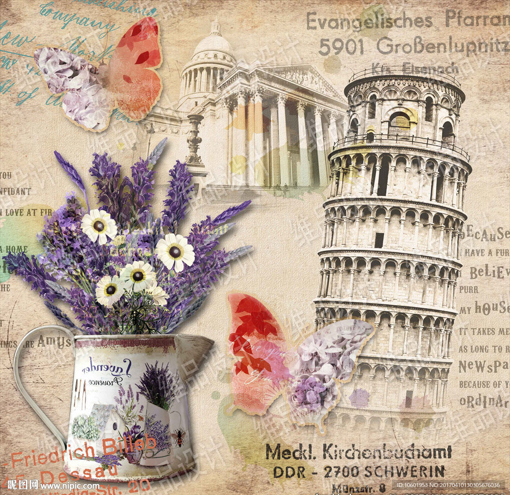 欧美风格装饰画