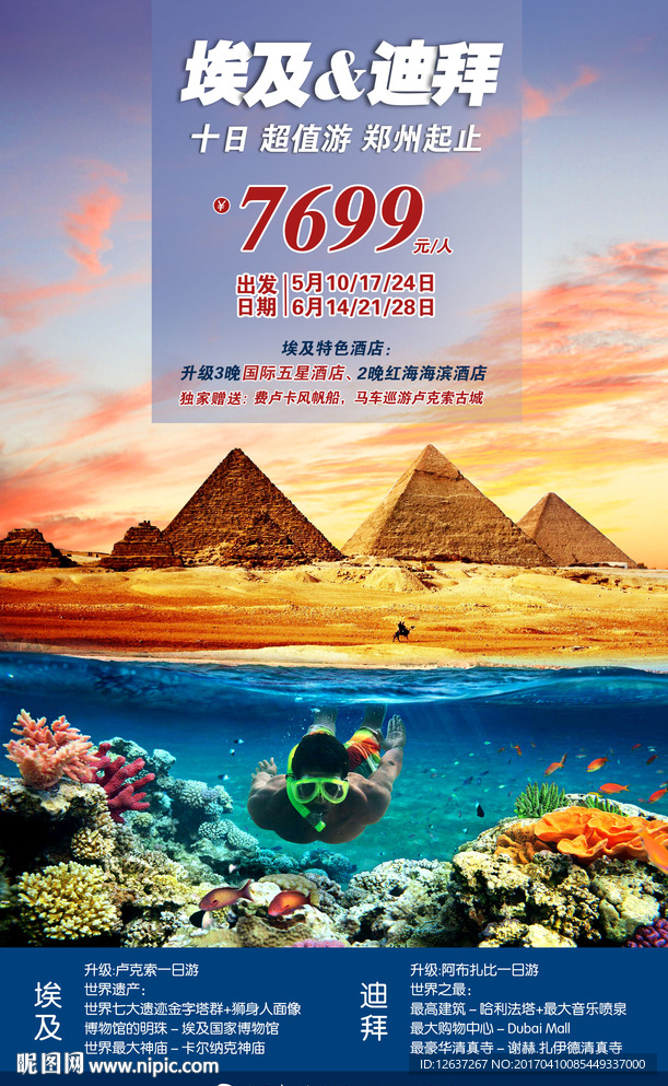 埃及迪拜旅游广告