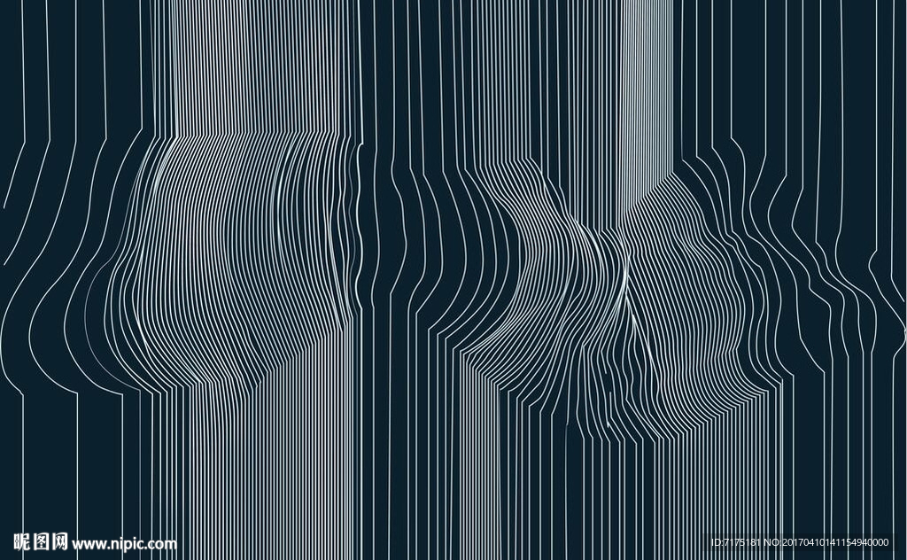 抽象线条壁纸壁画