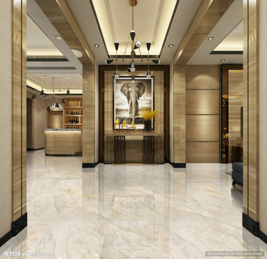 瓷砖地面抠图贴图