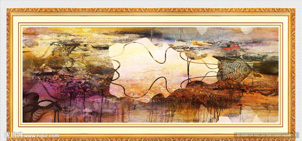 抽象油画