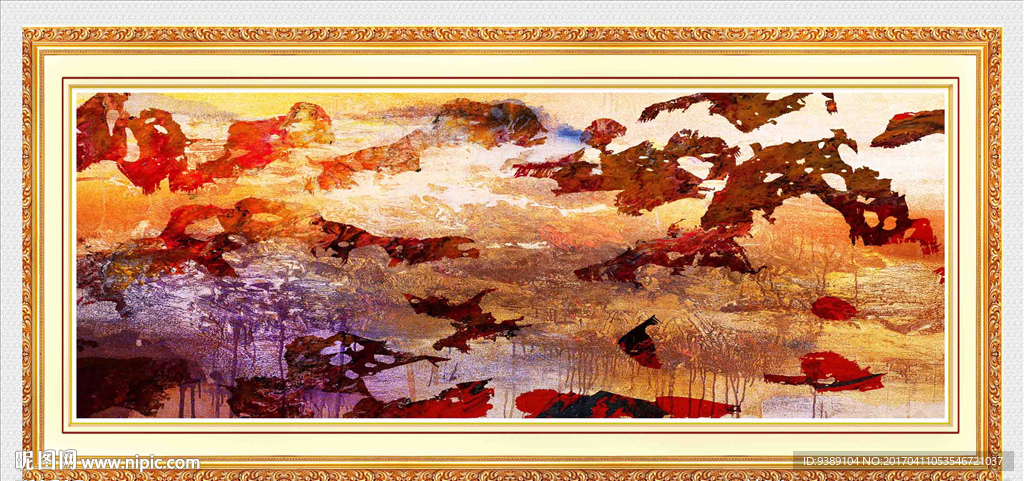 抽象油画