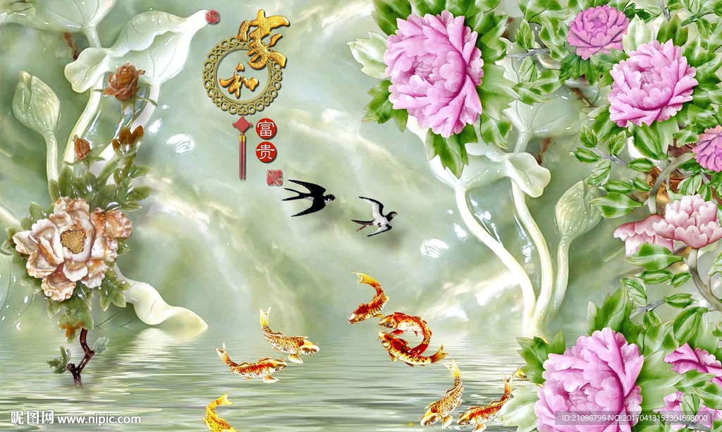 玉雕背景墙