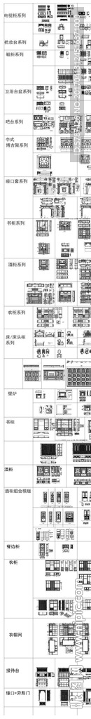 整木家具CAD图