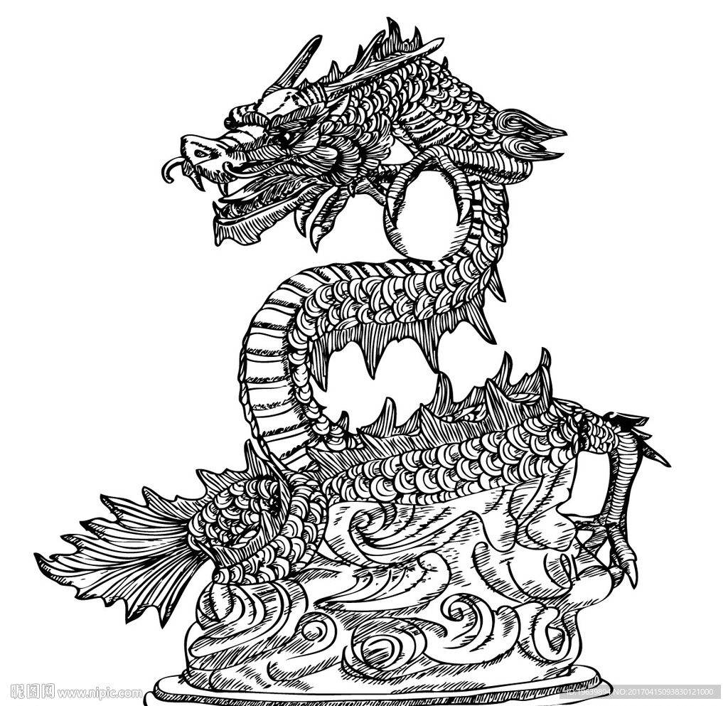 龙雕塑