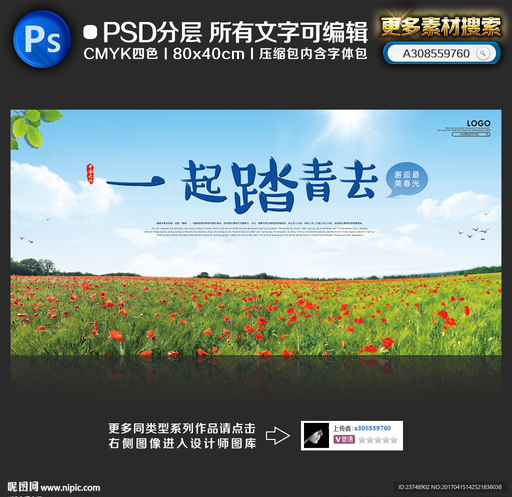 一起踏青去 花海
